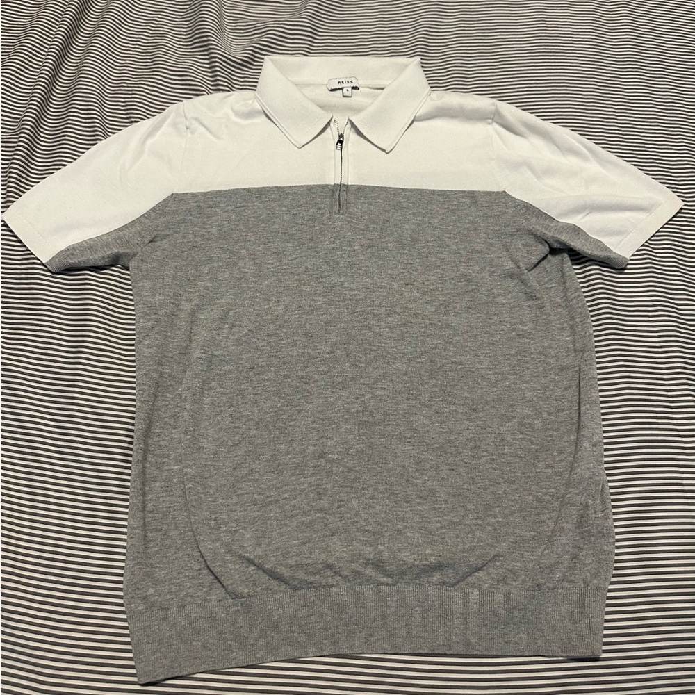 Reiss zipper polo size S excellent condition